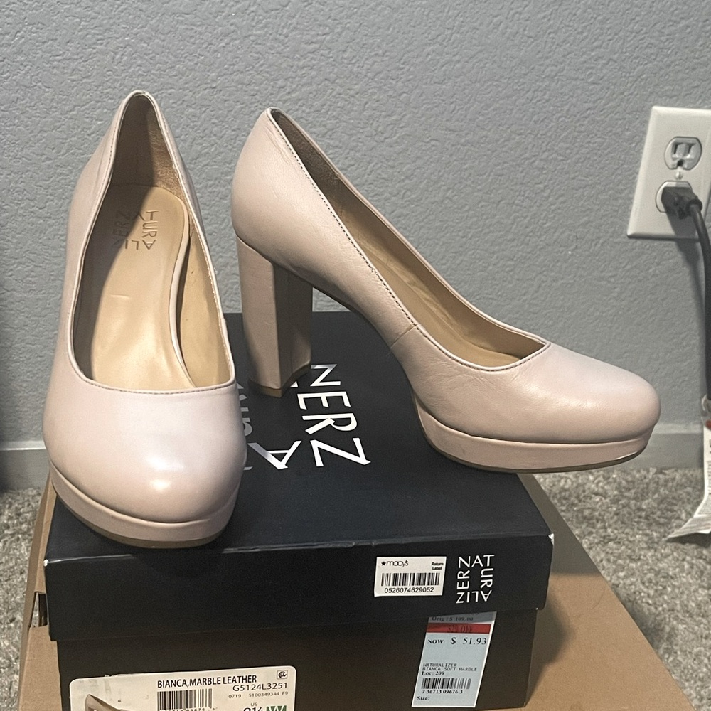 Naturalizer Bianca,  Leather Platform Heels
